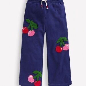 Mini Boden with Cherry cherries pants sweats 7/8